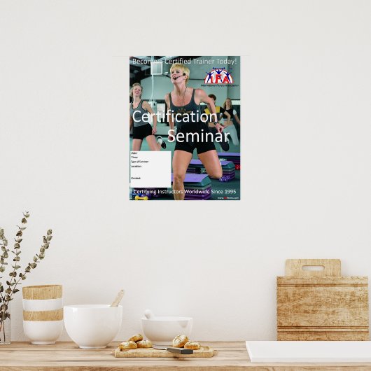 Poster du séminaire de formateurs de l'IFA (Cuisine)