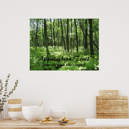 Poster du sentier des Appalaches (Cuisine)