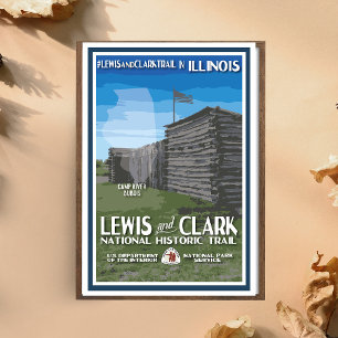 Poster du sentier historique national Lewis et Cla