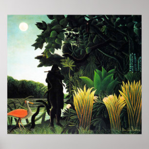 Poster du serpent Henri Rousseau Charmer