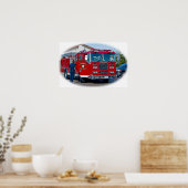 Poster du service d'incendie Carlsbad (Cuisine)