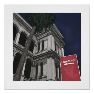 Poster du service d'urgence