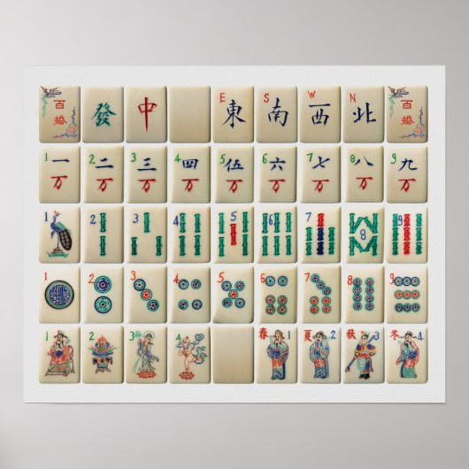 Poster du set Mah-Jong (Devant)