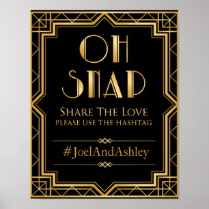 Poster du signe Mariage sur les médias sociaux