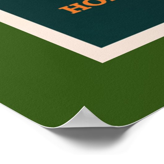 Poster du site de camping vintage (Coin)