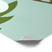 Poster du ski Nagano Japon (Coin)