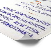 Poster du ski vintage dans l'est WPA (Coin)