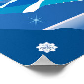 Poster du skieur de descente (Coin)