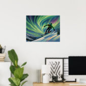Poster du snowboard (Bureau à domicile)