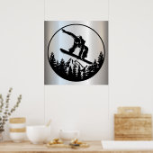 Poster du snowboard (Cuisine)