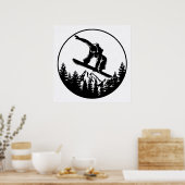 Poster du snowboard (Cuisine)