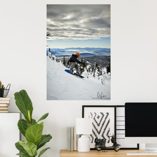 Poster du snowboard (Bureau à domicile)