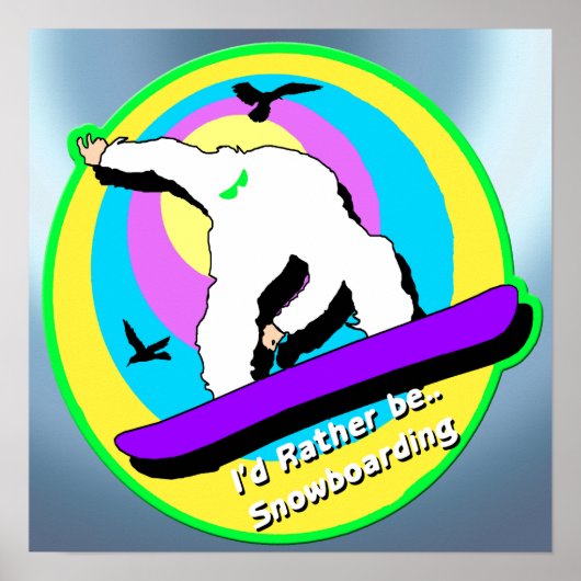 Poster du snowboard (Devant)