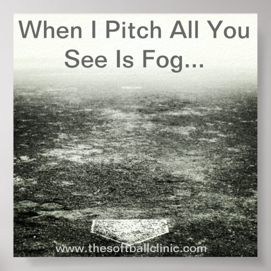 Poster du softball sur le terrain rapide.. Rangeme (Devant)