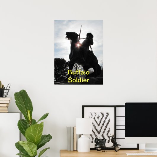 Poster du soldat Buffalo (Bureau à domicile)