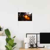 Poster du soleil d'hiver (Bureau à domicile)