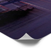 Poster du soleil du pont Mackinac (Coin)