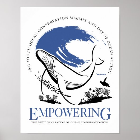 Poster du Sommet sur la conservation des océans de (Devant)