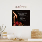 Poster du spa au-delà de la fenêtre (Cuisine)