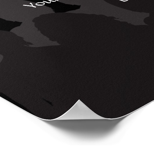 Poster du spectacle de théâtre comique (Coin)