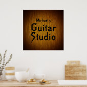 Poster du studio de guitare personnalisé sur Sunbu (Cuisine)