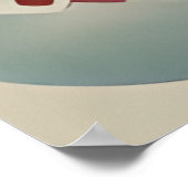 Poster du style Bauhaus de la planète fantastique (Coin)