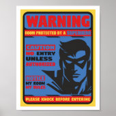 Poster du super-héros (Devant)