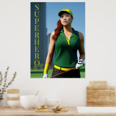 Poster du Superhéros de golf (Cuisine)