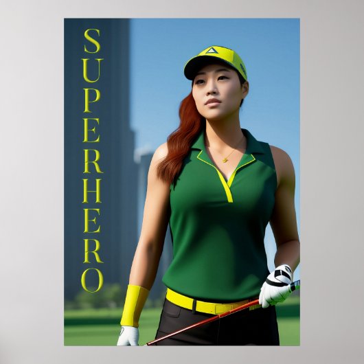 Poster du Superhéros de golf (Devant)