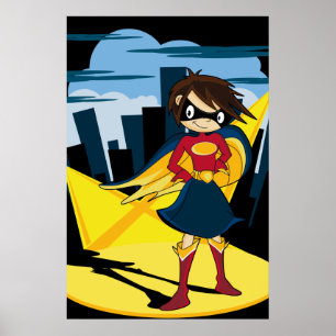 Poster du Superhéros mignon