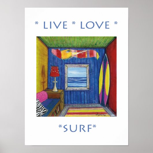 Poster du Surf Live Love (Devant)