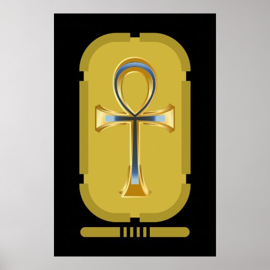 Poster du symbole Ankh (Devant)