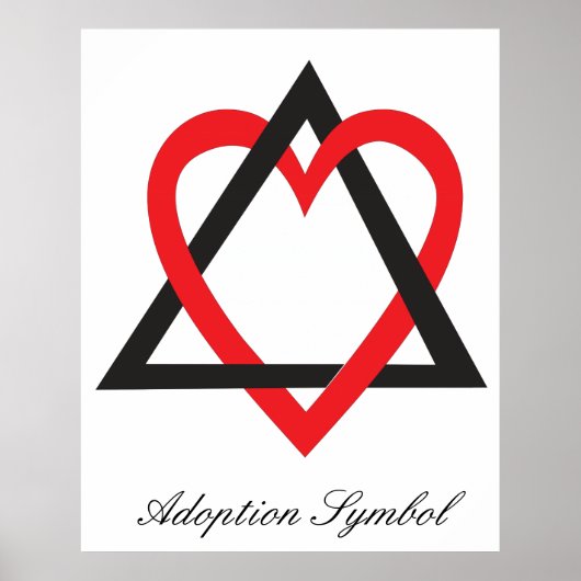 Poster du symbole d'adoption (Devant)