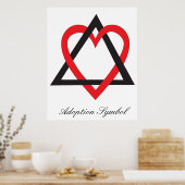 Poster du symbole d'adoption (Cuisine)