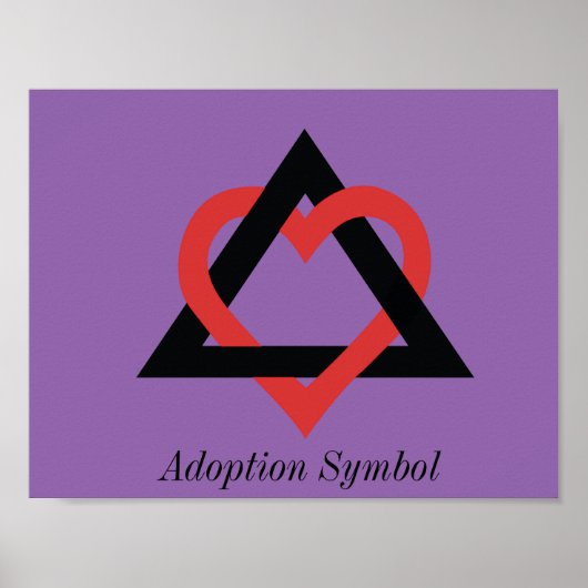 Poster du symbole d'adoption (Devant)