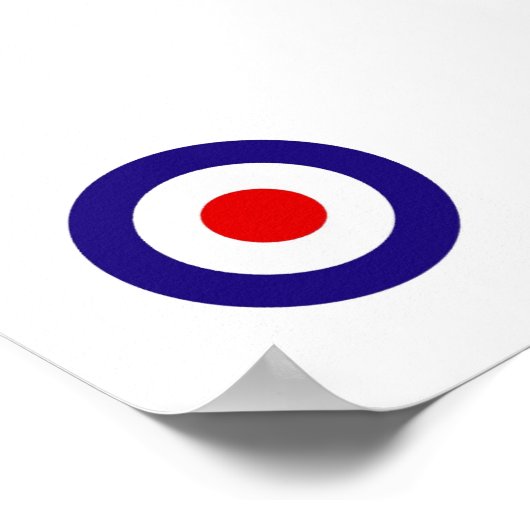 Poster du symbole Mod (Coin)