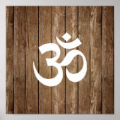 Poster du symbole Om (Devant)