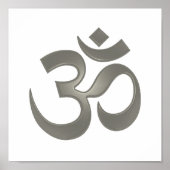 Poster du symbole Om (Devant)