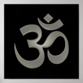 Poster du symbole Om (Devant)