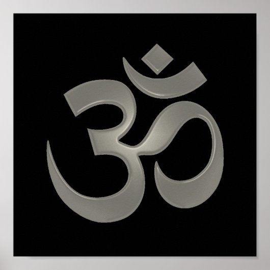 Poster du symbole Om (Devant)