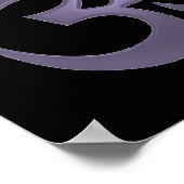 Poster du symbole Om (Coin)