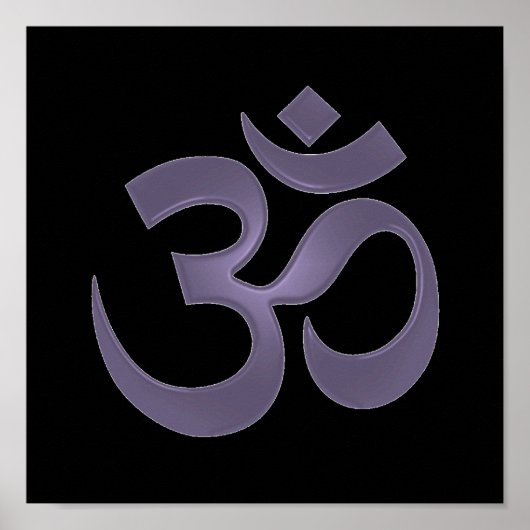 Poster du symbole Om (Devant)