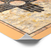 Poster du symbole Zia Sun du Nouveau-Mexique (Coin)