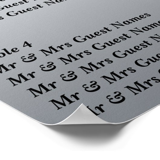 Poster du tableau de bord de la réception de maria (Coin)