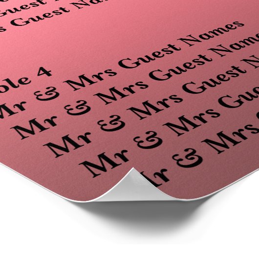 Poster du tableau de bord de la réception de maria (Coin)