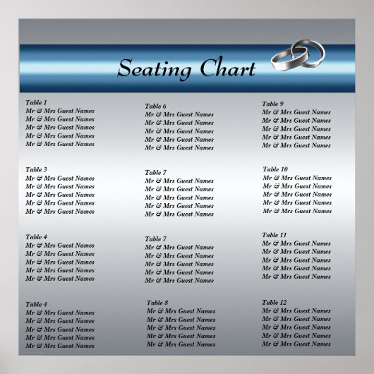 Poster du tableau de bord de la réception de maria (Devant)