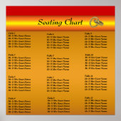 Poster du tableau de bord de la réception de maria (Devant)