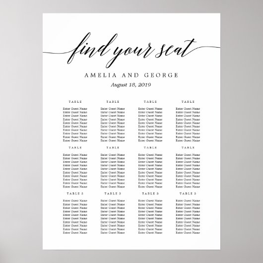 Poster du tableau de bord de l'assise de script mo (Devant)