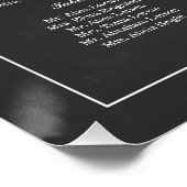 Poster du tableau de bord du Mariage (Coin)