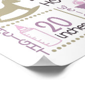 Poster du tableau de naissances pour bébés (Coin)